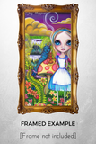 "Alice and Absolem" Art Print
