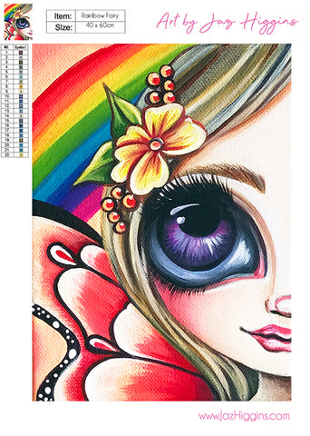 "Rainbow Fairy" Diamond Painting Kit