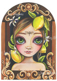 "Lemon Bee" Original Painting