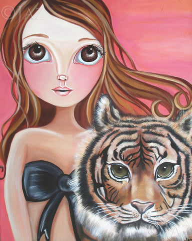 "Tiger Princess" Art Print