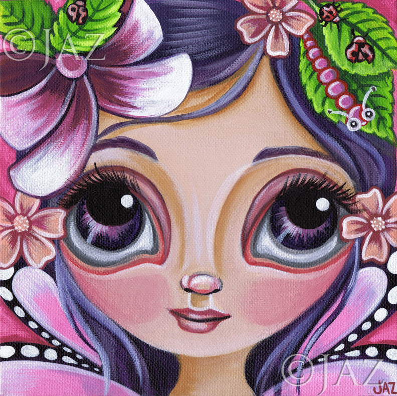 "Boysenberry Fairy" Art Print