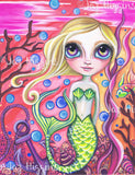 "Coral Reef Mermaid" Original Painting