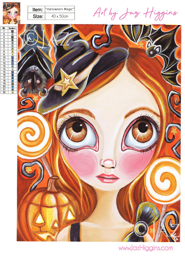 MXJSUA Halloween Fairy Diamond Painting Kits for Adults, Full