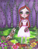 "Little Red Riding Hood" Art Print