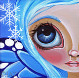 "Snowflake Fairy" Art Print