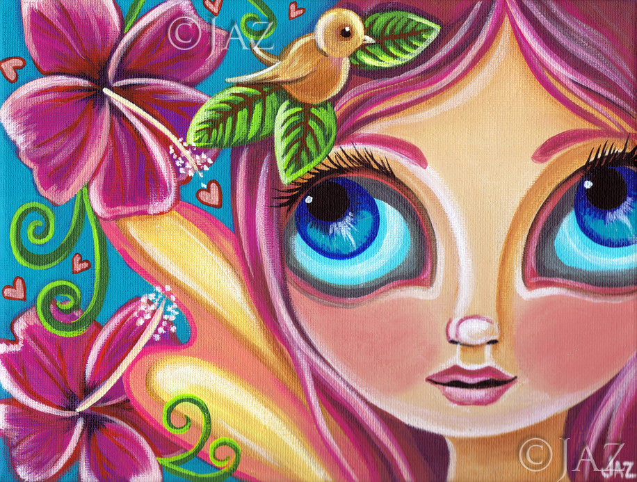 "Summer Bliss Fairy" Art Print