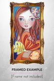 "Tropical Mermaid" Art Print
