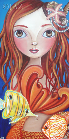 "Tropical Mermaid" Art Print
